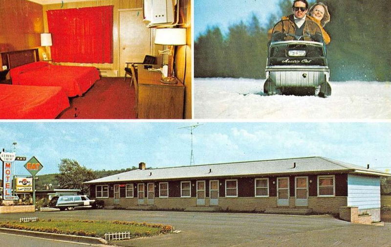 Bluffs Inn (Bluff View Motel) - Old Postcard